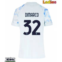 Inter Milan Federico Dimarco #32 Replica Away Shirt Ladies 2025-26 Short Sleeve